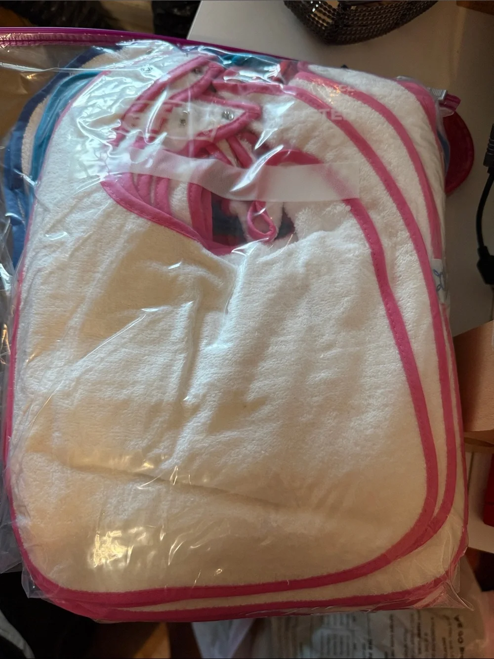 Rabbit Skins 1003 Set of White Terry Baby Bibs with Color Trim - lot of 36